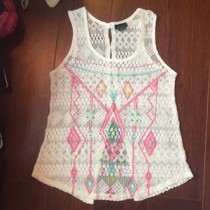 NWOT Lace Tank Top